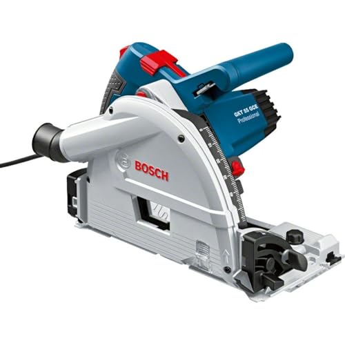 Bosch Professional Tauchsäge GKT 55 GCE (Leistung 1.400 Watt, inkl. Sägeblatt-Ø: 165mm, inkl. Kreissägeblatt für Holz, Einlage, L-BOXX) von Bosch Professional