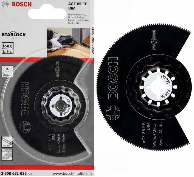 Bosch Professional Tauchsägeblatt Bosch BIM Segmentsägeblatt ACZ 85 EC, Wood 85 mm von Bosch Professional