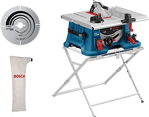 Bosch Professional Tischkreissäge GTS 635-216 + Arbeitstisch GTA 560 (1600 Watt, Sägeblatt-Ø: 216mm, Sägeblattbohr-Ø: 30mm, inkl. 1x Kreissägeblatt, Staubbeutel) - Amazon Exclusive von Bosch Professional