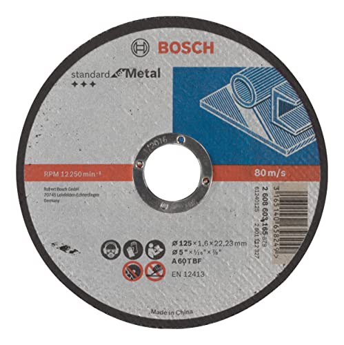 Corte recto Standard Metal: 125X1,6mm von Bosch Professional