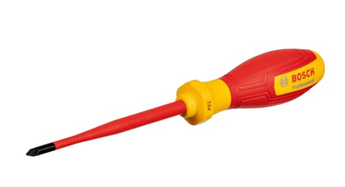 Bosch Professional VDE-Schraubendreher PZ1x100 (zertifiziert bis 1.000 V, isoliert mit thermoplastischem Elastomer (TPE)) von Bosch Professional