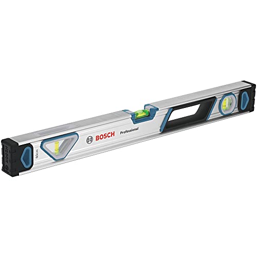 Bosch Professional Wasserwaage 60 cm (Rundum Ablesbar, Aluminium Gehäuse, Robuste Endkappen, in Blister) von Bosch Professional