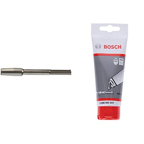 Bosch Professional Werkzeughalter SDS-max für Stocker- und Stampferplatten + Bosch Professional 100 ml Schmierfett Tube (für SDS plus & SDS max Bohrer/Meißel, Zubehör Bohrhammer) von Bosch Professional