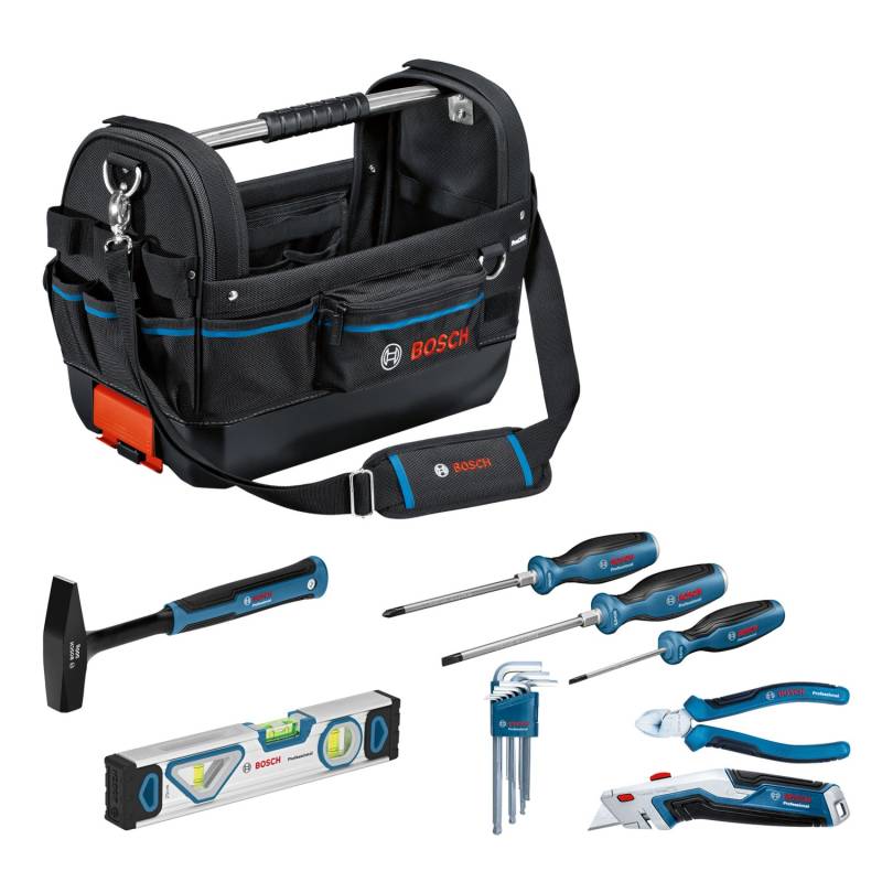 Bosch Professional Werkzeugtasche GWT 20 Set inkl. Handtools Zubehör 8-teilig von Bosch Professional