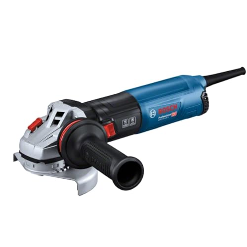 Bosch Professional Winkelschleifer GWS 14-125 S (1.400 Watt, Zusatzhandgriff, Schutzhaube, anklippbare Trennschutzhaube, Zweilochschlüssel, Aufnahmeflansch, Spannmutter, im Karton) von Bosch Professional