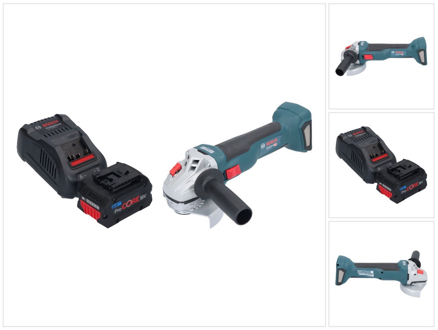 Bosch Professional Winkelschleifer GWS 18V-10 Professional Akku Winkelschleifer 18 V 115 mm Brushless + Bosch Professional Winkelschleifer GWS 18V-10 Professional Akku Winkelschleifer 18 V 115 mm Brushless + von Bosch Professional