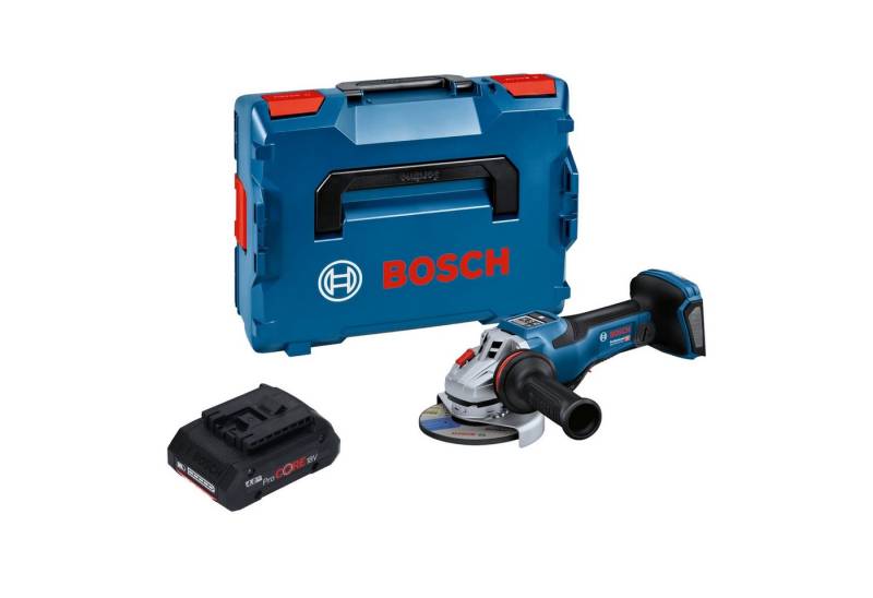 Bosch Professional Winkelschleifer GWS 18V-15 PSC Professional 18V 125mm + 1x ProCORE Akku 4,0Ah + L-Boxx Bosch Professional Winkelschleifer GWS 18V-15 PSC Professional 18V 125mm + 1x ProCORE Akku 4,0Ah + L-Boxx von Bosch Professional