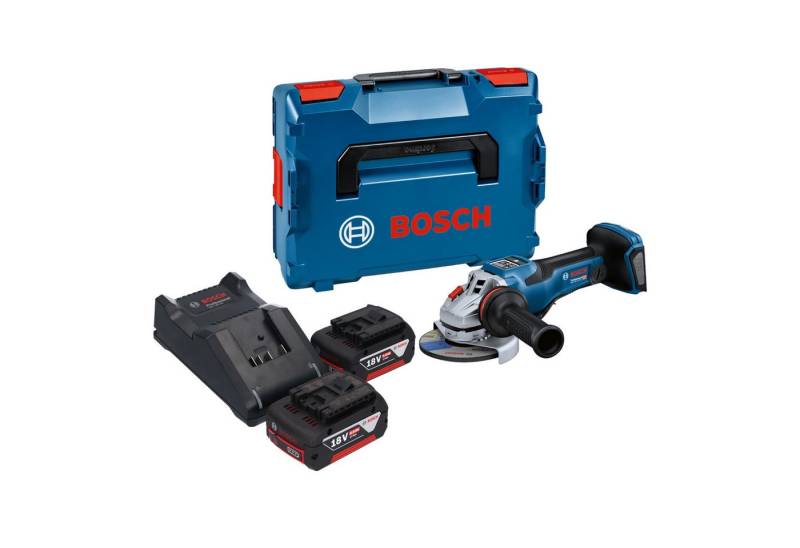 Bosch Professional Winkelschleifer GWS 18V-15 PSC Professional 18V 125mm + 2x Akku 5,0Ah + Lader + L-Boxx von Bosch Professional