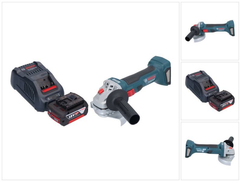 Bosch Professional Winkelschleifer GWS 18V-7 Professional Akku Winkelschleifer 18 V 125 mm Brushless + 1 Bosch Professional Winkelschleifer GWS 18V-7 Professional Akku Winkelschleifer 18 V 125 mm Brushless + 1 von Bosch Professional