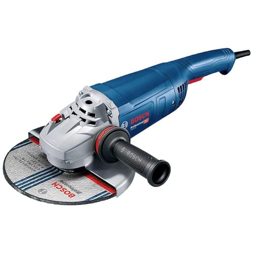 Bosch Professional Winkelschleifer GWS 22-180 J (Leistung2.200 Watt, inkl. Anti-Vibrations-Zusatzhandgriff, Aufnahmeflansch, Spannmutter, Schutzhaube, Zweilochschlüssel, im Karton) von Bosch Professional