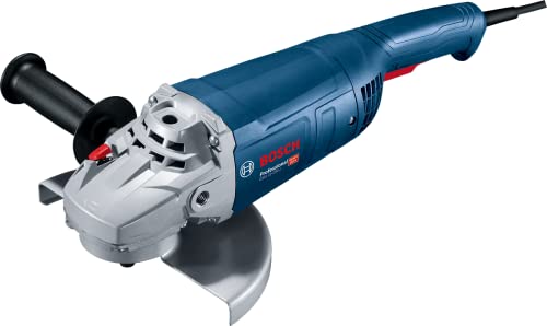 Bosch Professional Winkelschleifer GWS 22-230 J (Leistung 2.200 Watt, inkl. Anti-Vibrations-Zusatzhandgriff, Aufnahmeflansch, Spannmutter, Schutzhaube, Zweilochschlüssel, Karton) von Bosch Professional