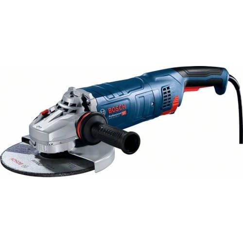 Bosch Professional Winkelschleifer GWS 24-230 PZ (Leistung 2.400 Watt, inkl. Zweilochschlüssel, Aufnahmeflansch, Spannmutter, Schutzhaube, Zusatzhandgriff) von Bosch Professional