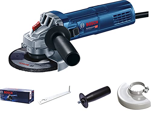 Bosch Professional Winkelschleifer GWS 9-125 S (900 Watt, Scheibendurchmesser 125 mm, inkl. Zusatzhandgriff, Schutzhaube, Schraubenschlüssel, im Karton) von Bosch Professional