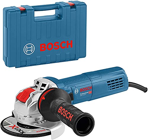 Bosch Professional Winkelschleifer GWX 9-115 S (900 Watt, für X-LOCK Zubehör, ScheibenØ: 115 mm, im Koffer) von Bosch Professional