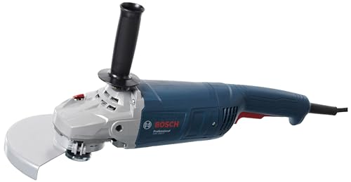 Bosch Professional kabelgebundener Winkelschleifer GWS 2000 P (Scheiben-Ø 230 mm, 2.000-W-Motor, PROtection-Schalter, mit Zusatzhandgriff, Schutzhaube, Zweilochschlüssel, Aufnahmeflansch, Spannmutter) von Bosch Professional