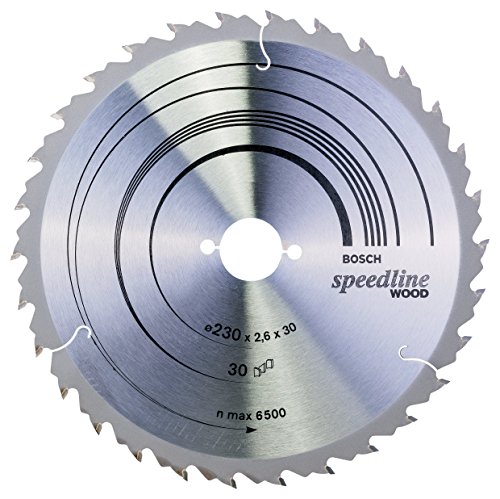 Bosch 1x PRO Wood Kreissägeblatt für Akku-Handkreissägen (für Weichholz, Hartholz, Ø mm, Professional Zubehör Handkreissäge) von Bosch