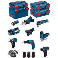 Bosch - Kit 12V BMK9-28CD3 (gsr 12V-15+GTB 12V-11+GDR 12V-105+GWS 12V-76+GST 12V-70+GOP 12V-28+GSA 12V-14+GLI 12V-80+GHO 12V-20) von Bosch