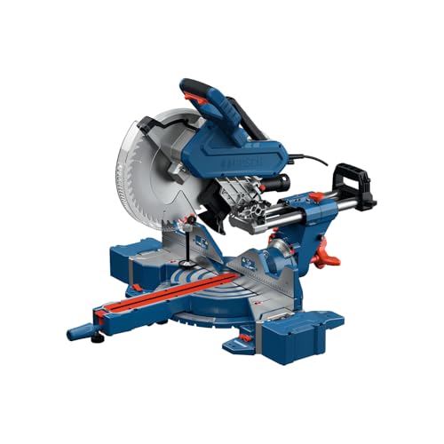Bosch Professional kabelgebundene Kapp- und Gehrungssäge GCM 340-305 D (inkl. Lineal, Klemme, Staubbeutel, Werkstückauflage, Sägeblatt, Schlüssel) von Bosch Professional