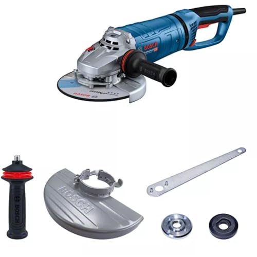 Bosch Professional Winkelschleifer GWS 27-180 JR (Leistung: 2.700 W, Scheiben-Ø: 180mm, mit KickBack Control und Vibration Control, inkl. Schutzhaube) von Bosch Professional