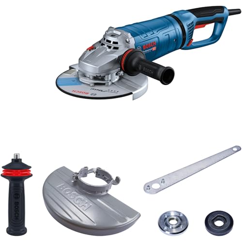 Bosch Professional Winkelschleifer GWS 27-230 JR (Leistung: 2.700 W, Scheiben-Ø: 230mm, mit KickBack Control und Vibration Control, inkl. Schutzhaube) von Bosch Professional