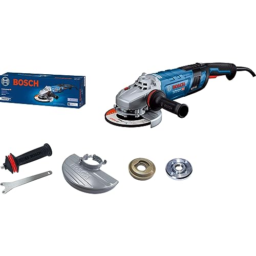 Bosch Professional kabelgebundener Winkelschleifer GWS 30-180 PB (bürstenloser Motor mit 2.800 W, KickBack Control und Bremse, PROtection-Schalter, im Karton), Blue von Bosch Professional