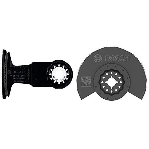 Bosch ProfessionalTauchsägeblatt Holz und Metall (für Multifunktionswerkzeuge Starlock, AII 65 APB) & Home and Garden 2607017349 Segmentsägeblatt"ACZ 85 EC" 85mm grau von Bosch Professional