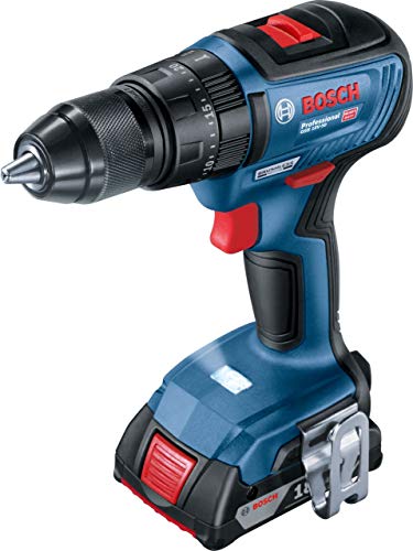 Bosch Professioanl 18V System Akku-Schlagschrauber GSB 18V-50 (2 GBA 18V 2.0Ah, Ladegerät GAL 18V-20, L-Case-Koffer) von Bosch Professional