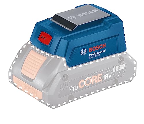 Bosch Professional 18V System Ladegerät GAA 18V-48 (kompakter USB-Ladeadapter, mit 2x 2,4 A Ladestrom) von Bosch Professional