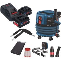 Bosch gas 18V-12 mc Professional Akku Staubsauger biturbo Brushless + 2x ProCore Akku 5,5 Ah + Schnellladegerät + Zubehör von Bosch Professional