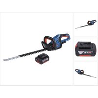 Bosch ghe 18V-60 Professional Akku Heckenschere 18 v 60 cm Brushless + 1x Akku 4,0 Ah - ohne Ladegerät von Bosch Professional