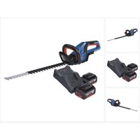 Bosch ghe 18V-60 Professional Akku Heckenschere 18 v 60 cm Brushless + 2x Akku 4,0 Ah + Ladegerät von Bosch Professional