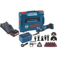 Bosch gop 18V-34 Professional Akku Multi Cutter 18 v Starlock Plus + 1x Akku 4,0 Ah + Ladegerät + 17 tlg. Zubehör + L-Boxx von Bosch Professional
