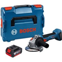 Bosch gws 18V-8 Professional Akku Winkelschleifer 18 v 125 mm Brushless + 1x Akku 5,0 Ah + l Boxx - ohne Ladegerät von Bosch Professional