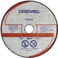 Dremel DSM520 2615S520JB Trennscheibe gerade 77mm 2 St. Ziegel, Gipskarton von Dremel