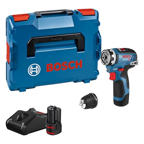 Bosch Professional 12V System Akku Bohrschrauber GSR 12V-35 FC - FlexiClick System (inkl. 2x Akku GBA 3.0Ah, Schnellladegerät GAL 12V-40, Bohrfutteraufsatz GFA 12-B, L-BOXX) Bosch Professional 12V System Akku Bohrschrauber GSR 12V-35 FC - FlexiClick System (inkl. 2x Akku GBA 3.0Ah, Schnellladegerät GAL 12V-40, Bohrfutteraufsatz GFA 12-B, L-BOXX) von Bosch Professional
