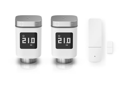 Bosch Smart Home Erweiterungsset Heizen, 2X smarte Heizkörperthermostate, 1x Tür-/Fensterkontakt II, Sensor zum energieeffizienten Heizen, kompatibel mit Amazon Alexa, Apple HomeKit, Google Home Bosch Smart Home Erweiterungsset Heizen, 2X smarte Heizkörperthermostate, 1x Tür-/Fensterkontakt II, Sensor zum energieeffizienten Heizen, kompatibel mit Amazon Alexa, Apple HomeKit, Google Home von Bosch