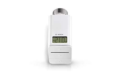 Bosch Smart Home Heizkörperthermostat, Thermostat Heizung mit App-Funktion, kompatibel mit Amazon Alexa, Apple HomeKit, Google Home (exklusiv für Deutschland) Weiß von Bosch Smart Home