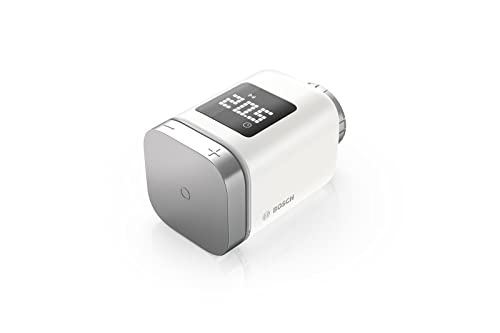 Bosch Smart Home Heizkörperthermostat II, smartes Thermostat mit App-Funktion, kompatibel mit Amazon Alexa, Apple HomeKit, Google Home von Bosch Smart Home