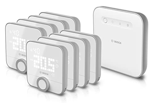 Bosch Smart Home Raumthermostat 230V II für kabelgebundener Heizsysteme, 8er-Set von Bosch Smart Home