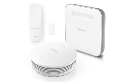 Bosch Smart Home Starter Set Einbruchschutz mit Rauchmelder II und Tür-/Fensterkontakt II, mit App Steuerung, kompatibel mit Apple Homekit - Amazon Edition von Bosch Smart Home