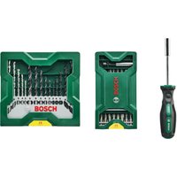 BOSCH Bohrer- und Bit-Set 25+15+1 Mini-X-Line Sets plus Griff 41-teilig von Bosch
