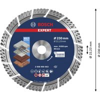 BOSCH Diamant-Trennscheibe 230 mm von Bosch