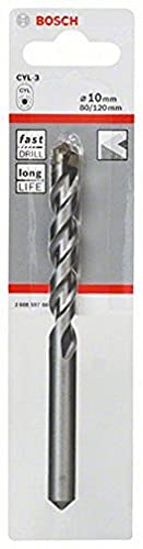 Bosch Professional 1x Betonbohrer CYL-3 (für Beton, Ø 10 x 80 x 120 mm, Zubehör Schlagbohrmaschine), 1 Stück von Bosch Professional