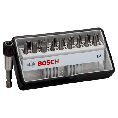 18+1-tlg Schrauberbit-Set, Robust Line, L PH/PZ/T/S/HEX, Extra Hard-Ausführung von Bosch