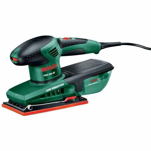 Bosch Home and Garden Bosch Schleifmaschine PSS 250 AE (250 Watt, Schwingkreis 2 mm, Schleiffläche 167 cm2, im Koffer) von Bosch Home and Garden