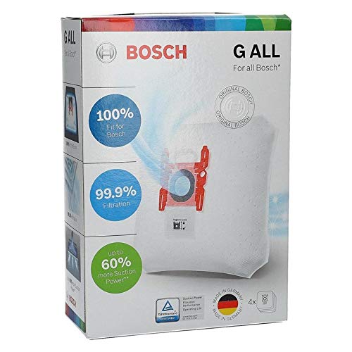 4 Staubsaugerbeutel+Mikrofilter Typ G Filterbeutel Bosch Siemens 468383 von Bosch