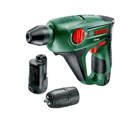 Akku-Bohrhammer Uneo, SDS-Quick, 2x 2,5 Ah (060398400E) von Bosch