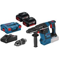 Akku-Bohrhammer gbh 18V-26 f mit sds plus 18V / 2x 4,0 Ah Akku + Ladegerät inkl. Zubehör-Set in L-Boxx - Bosch Akku-Bohrhammer gbh 18V-26 f mit sds plus 18V / 2x 4,0 Ah Akku + Ladegerät inkl. Zubehör-Set in L-Boxx - Bosch von Bosch
