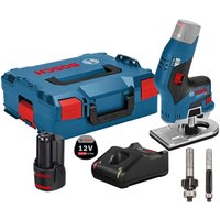 Akku-Kantenfräse gkf 12V-8 12 v / 1x 2,0 Ah Akku + Ladegerät inkl. 2x Fräser in L-Boxx - Bosch Akku-Kantenfräse gkf 12V-8 12 v / 1x 2,0 Ah Akku + Ladegerät inkl. 2x Fräser in L-Boxx - Bosch von Bosch
