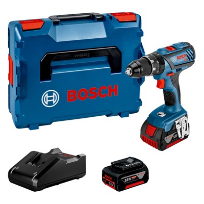 Akku-Schlagbohrschrauber GSB 18V-28, 2 Akku GBA 18V, Schnellladege. GAL 18V-40 von Bosch